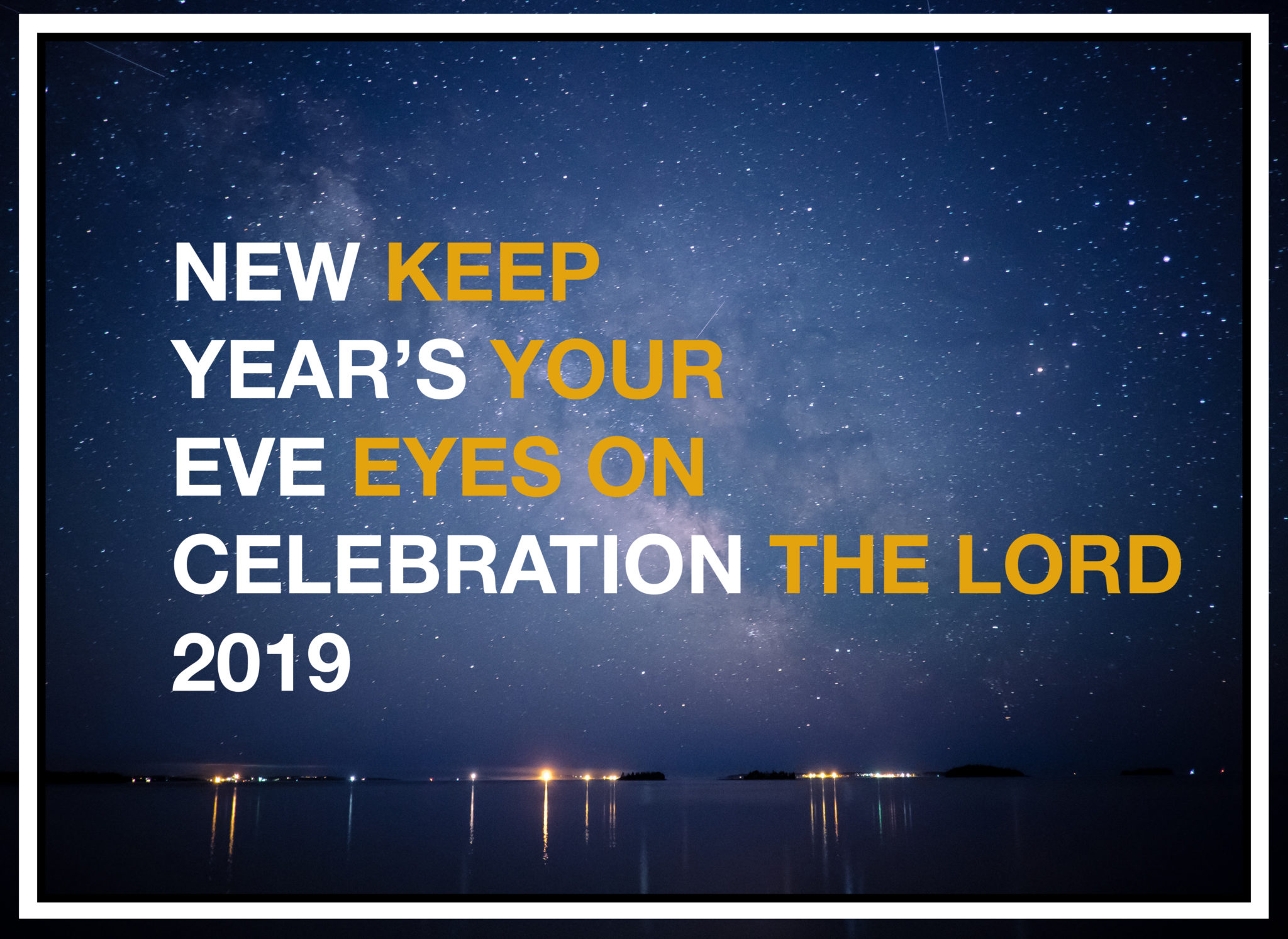KEEP YOUR EYES ON THE LORD