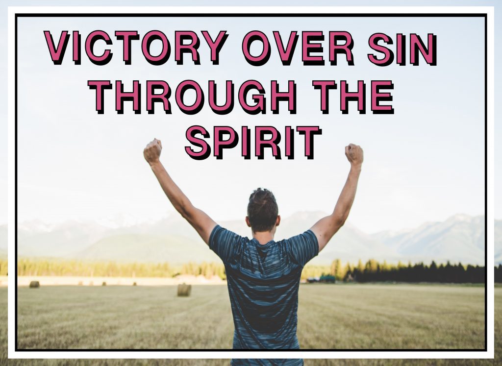 VICTORY OVER SIN BLACK AND WHITE